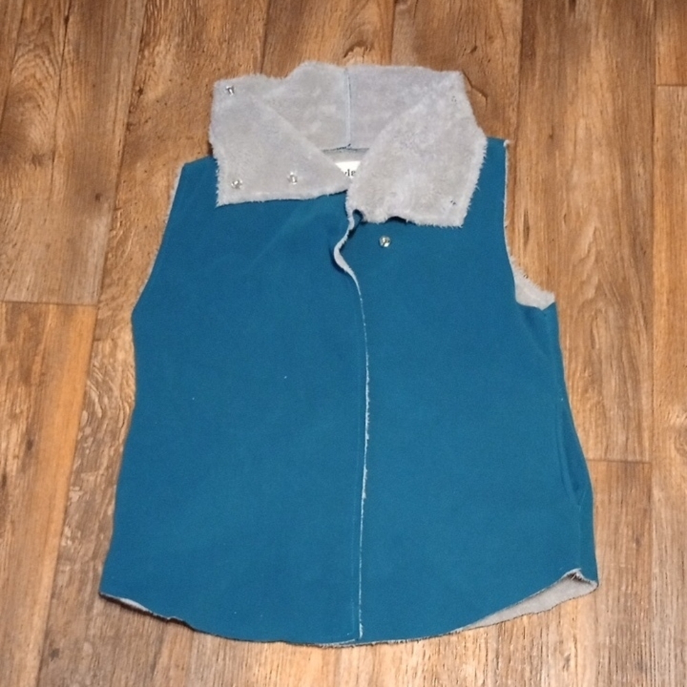 Dylan Gray Textured Fleece Jacket Size M